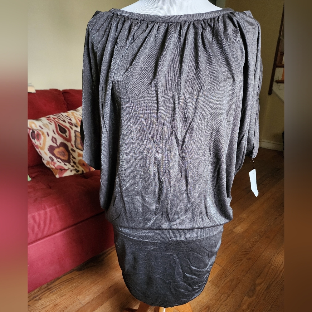 Diane Von Furstenberg Charcoal Mini Dress